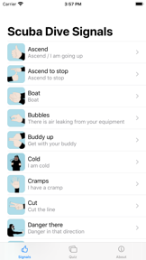Scuba Dive Signals screenshot