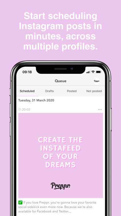 Preppr: Create, Schedule, Post