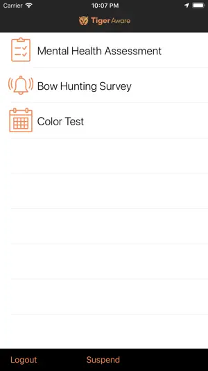 TigerAware screenshot 2