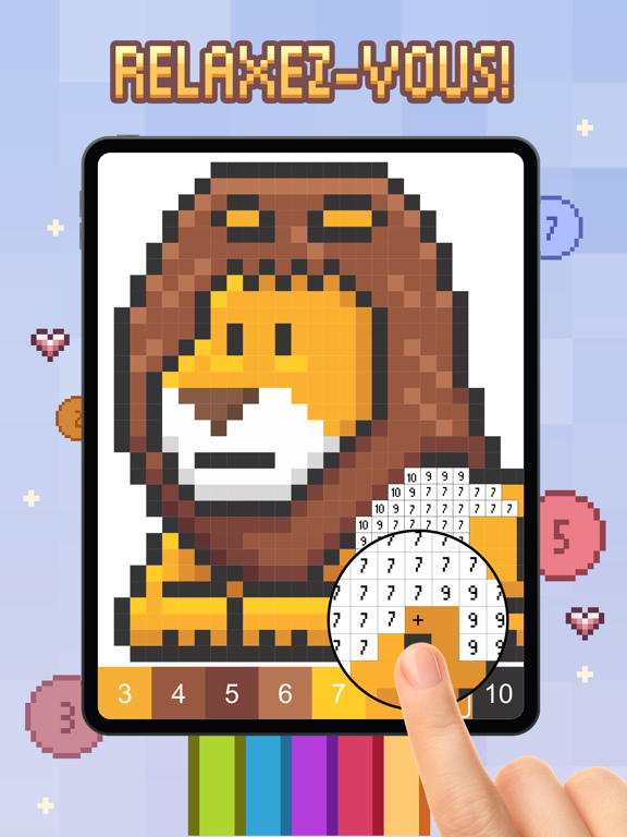 Screenshot #4 pour Love Pixel - Coloriage Adultes