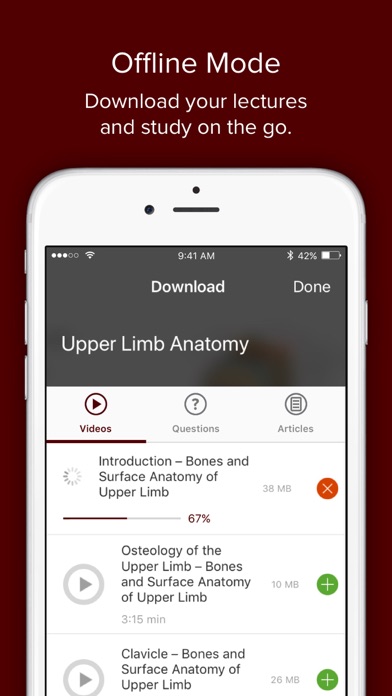 Texas A&M Medicine Lecturio Screenshot
