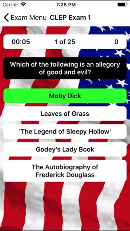 Game screenshot CLEP US History Prep hack