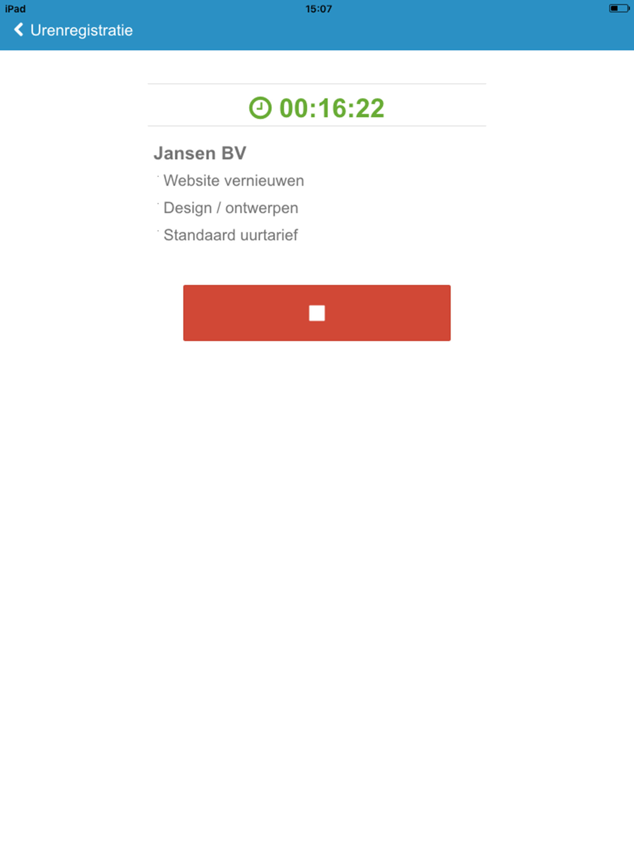 Factuurdesk Urenregistratie screenshot 8