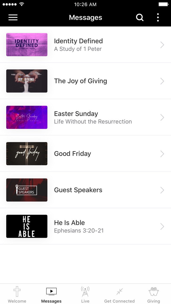 iPhone screenshot