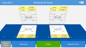 SKF Machine train alignment screenshot 2