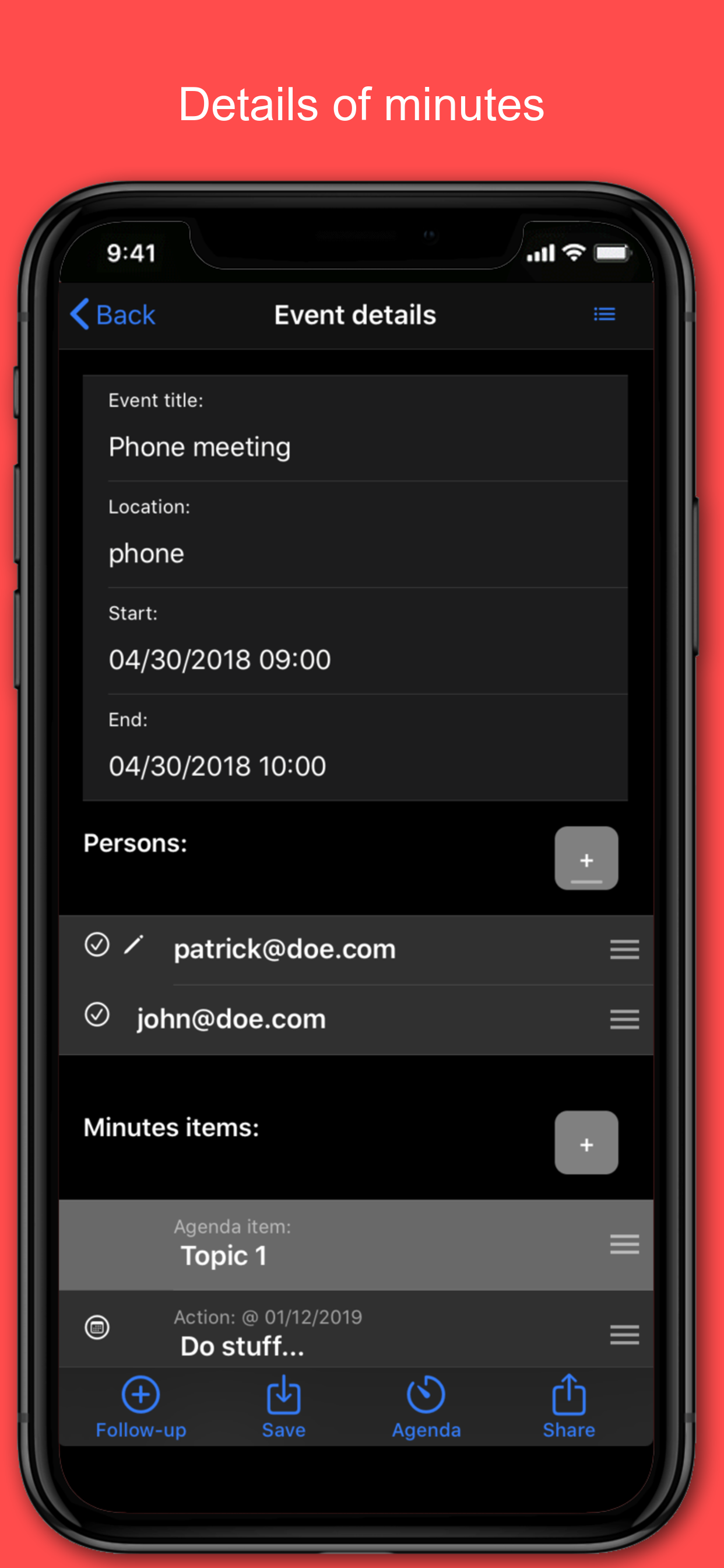minutes in minutes - meeting screenshot 3