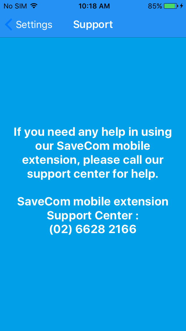 SaveCom Mobile Extension