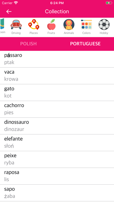 Screenshot #2 pour Polish Portuguese Dictionary