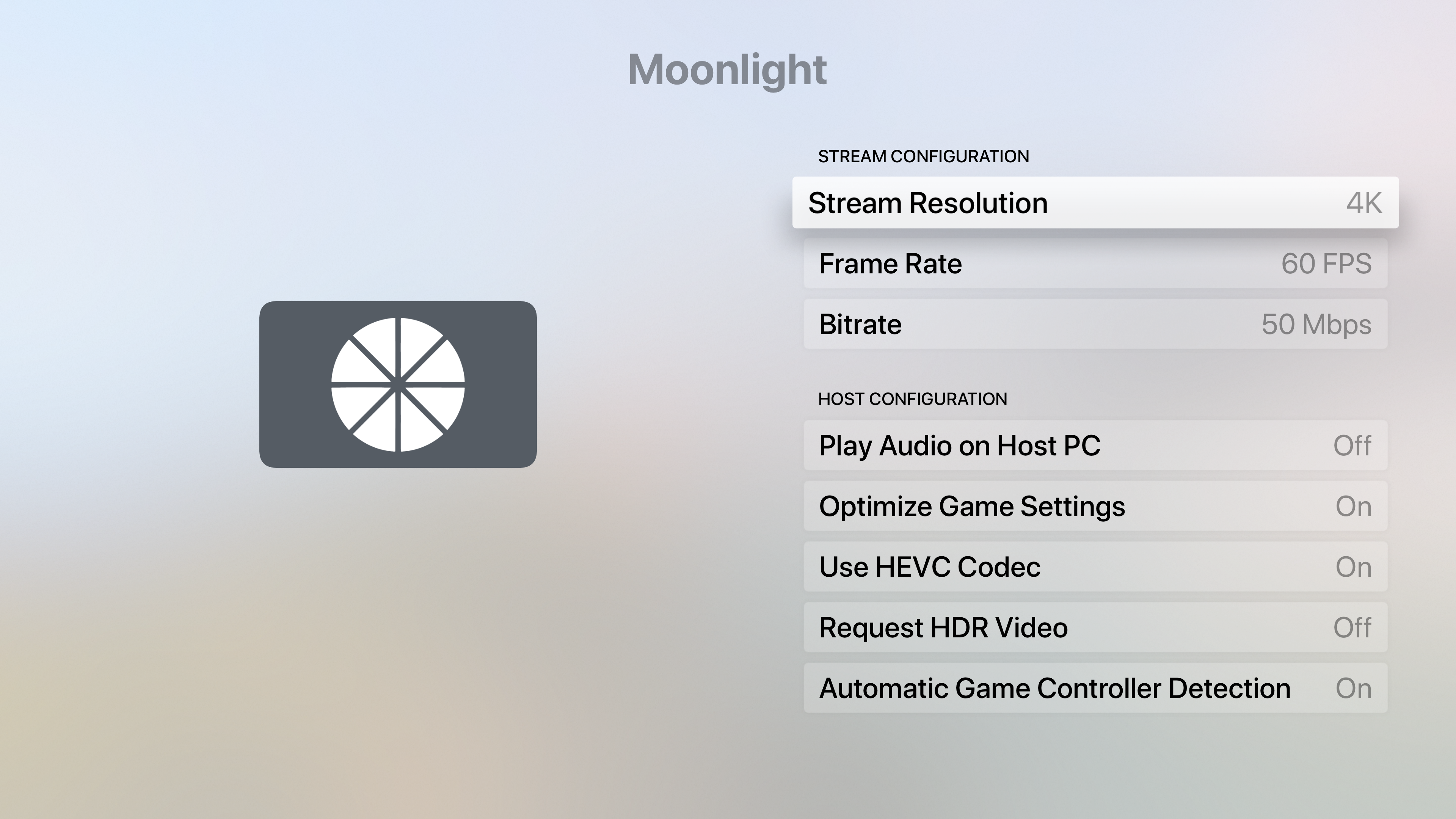Moonlight Game Streaming