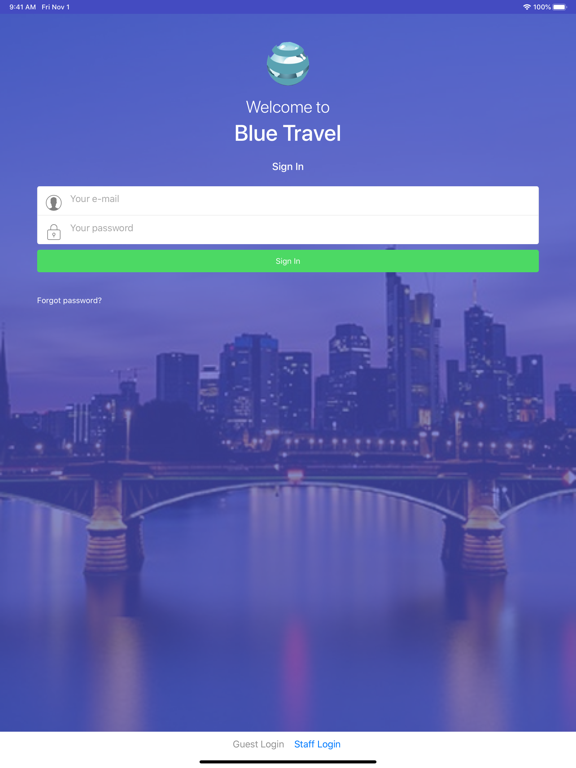 TopBlue Mobile iPad screenshot 2 - Business app