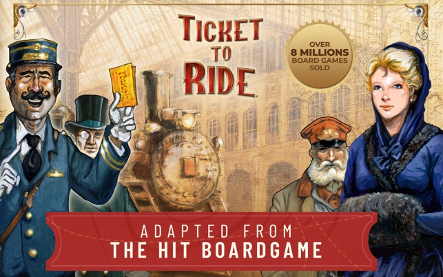 Skärmdump av Ticket to Ride