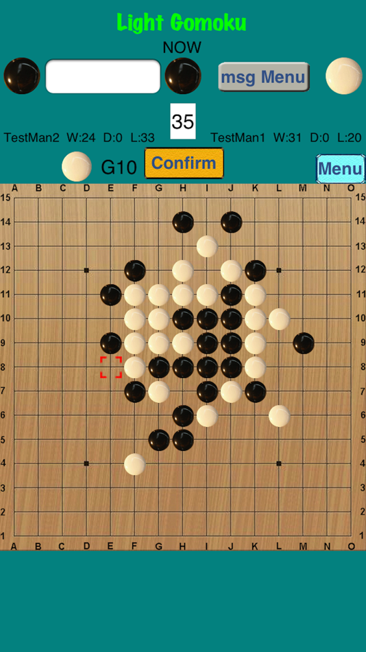 #1. Light Gomoku (iOS) Podle: CHIA HO KUO