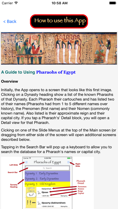 Pharaohs of Egypt Screenshot