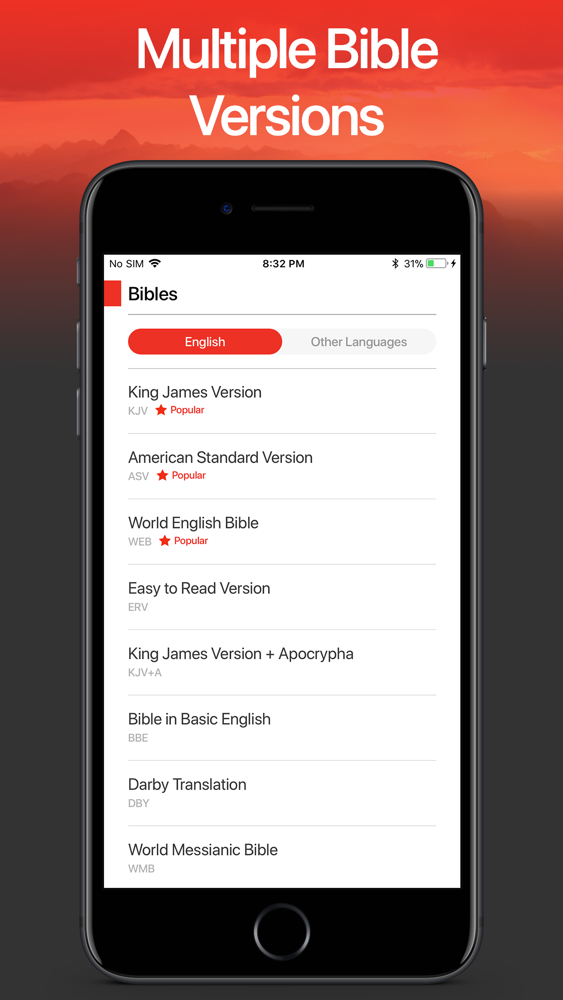 Holy Bible KJV Daily Verses App for iPhone Free