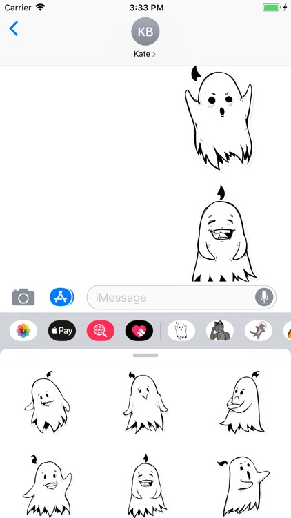 Cute Ghost Sticker Pack