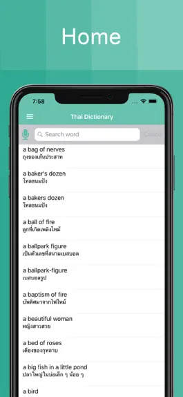 Game screenshot Thai Dictionary Offline apk