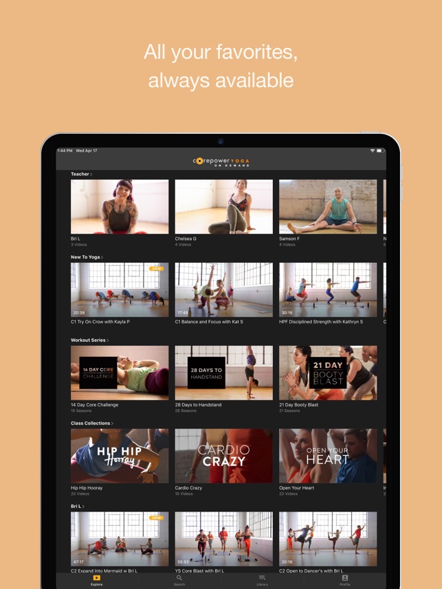 CorePower Yoga On Demand, TV App, Roku Channel Store