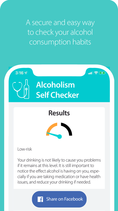 Screenshot #3 pour Alcoholism Self Checker
