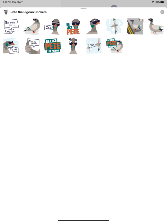 Screenshot #5 pour Pete the Pigeon Stickers