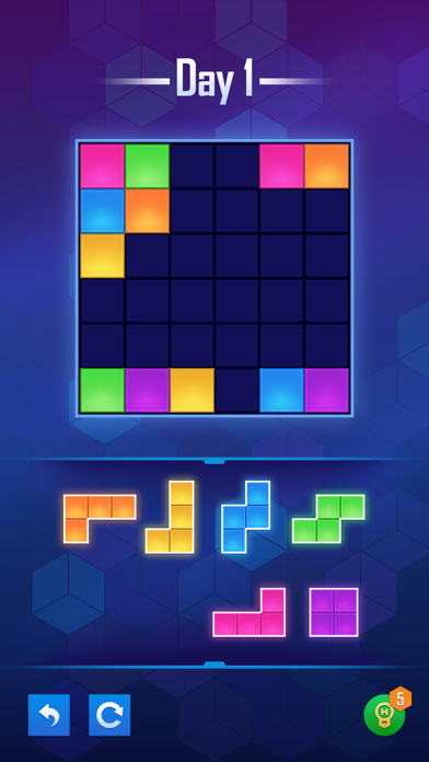 ブロックパズル - 消去するゲームのおすすめ画像2