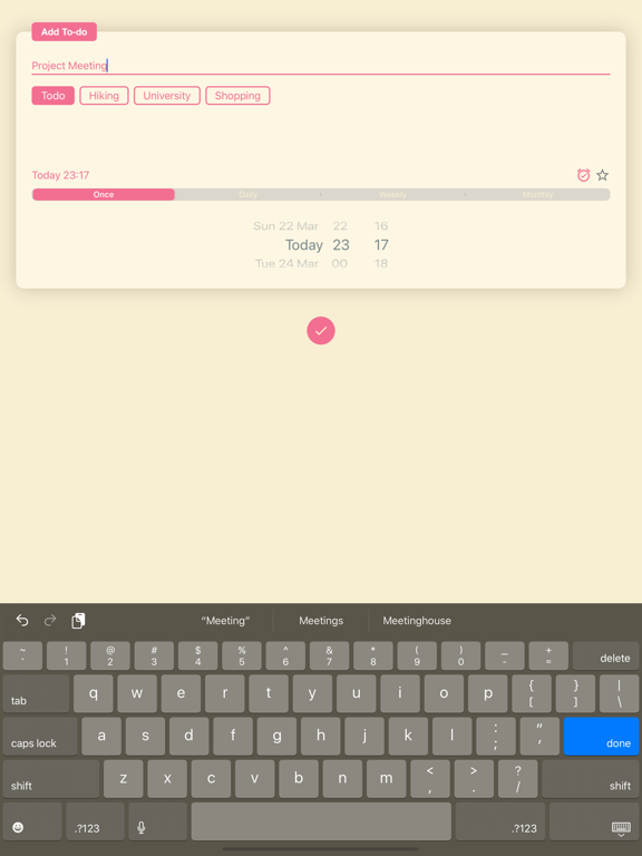 Listify - Simple Todo App iPad screenshot 6 - Lifestyle app
