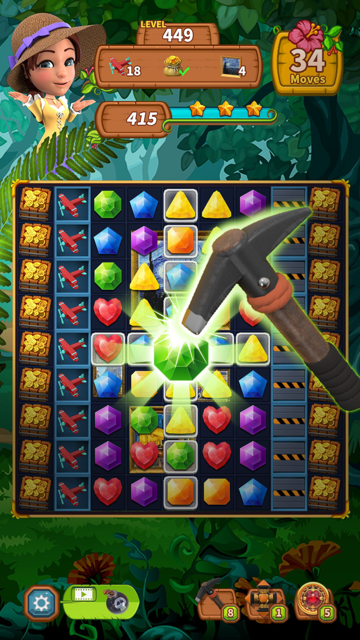 Jewel Park - Match 3 Puzzle