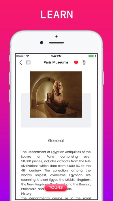 Paris Museums Visitor Guide Screenshot