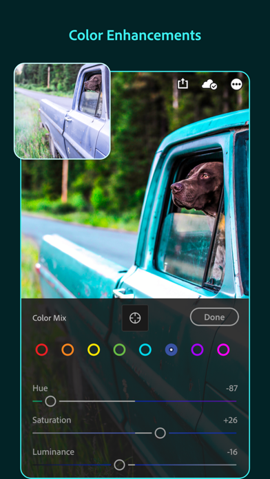 Adobe Photoshop Lightroom for iPhone screenshot