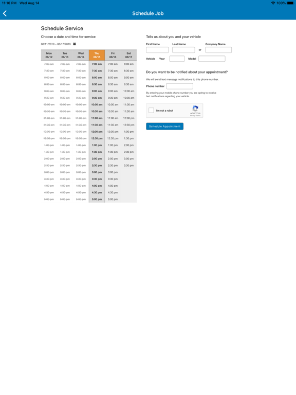 WorksTiming iPad screenshot 2 - Business app
