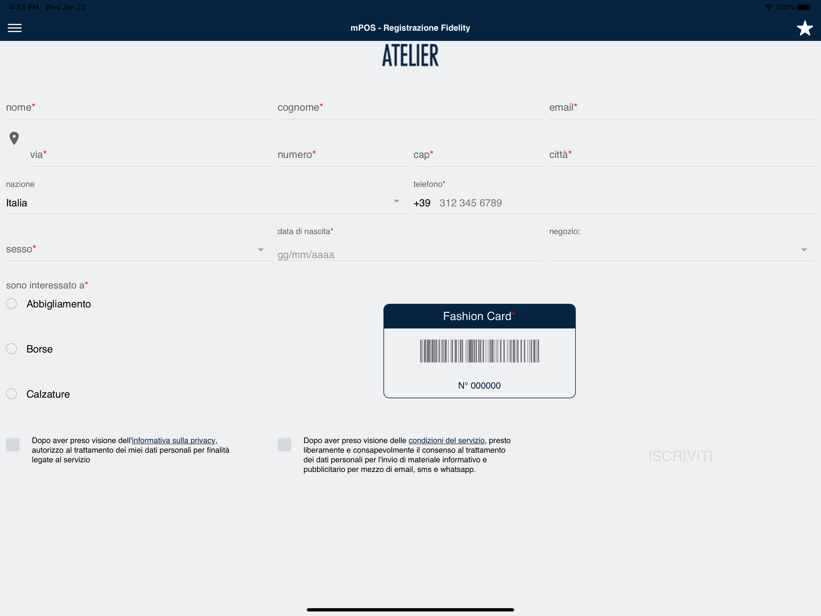 Atelier mPos screenshot 4