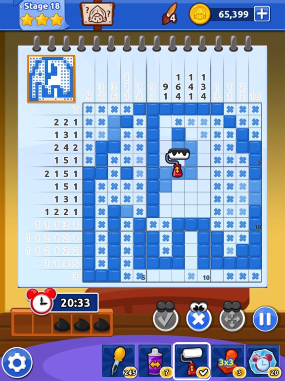 Screenshot #4 pour The Magic Brush -  Nonogram