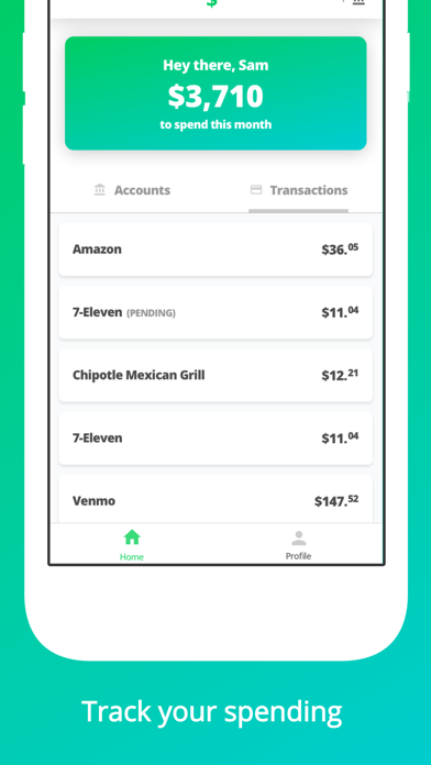 Pinch: Know your spending screenshot