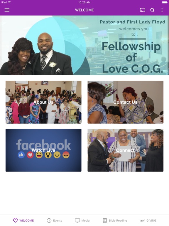 Fellowship Of Love COG iPad screenshot 1 - Education app