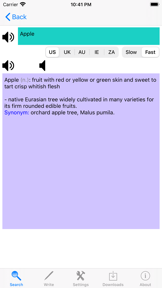 English Audio Dictionary screenshot