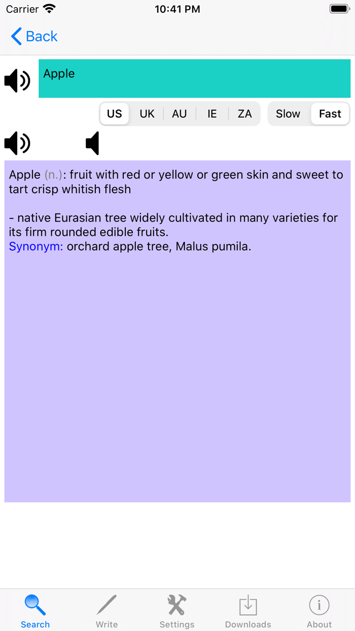 English Audio Dictionary