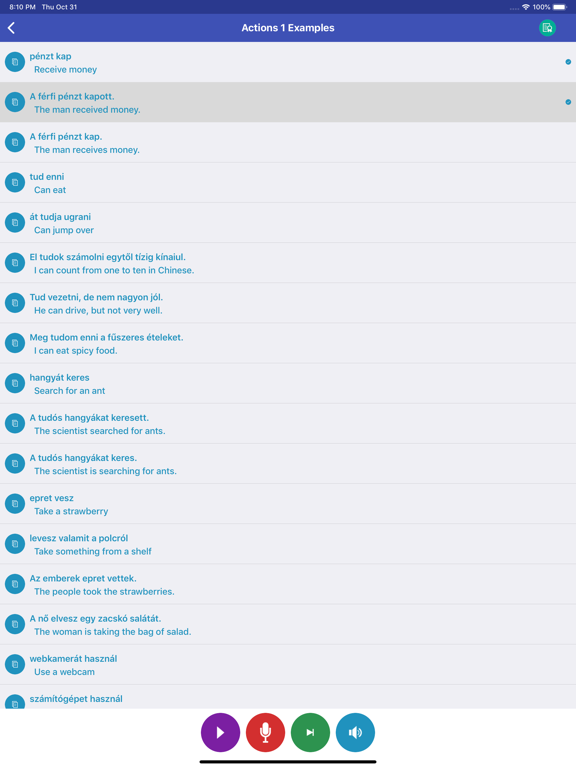 Learn Hungarian Daily iPad screenshot