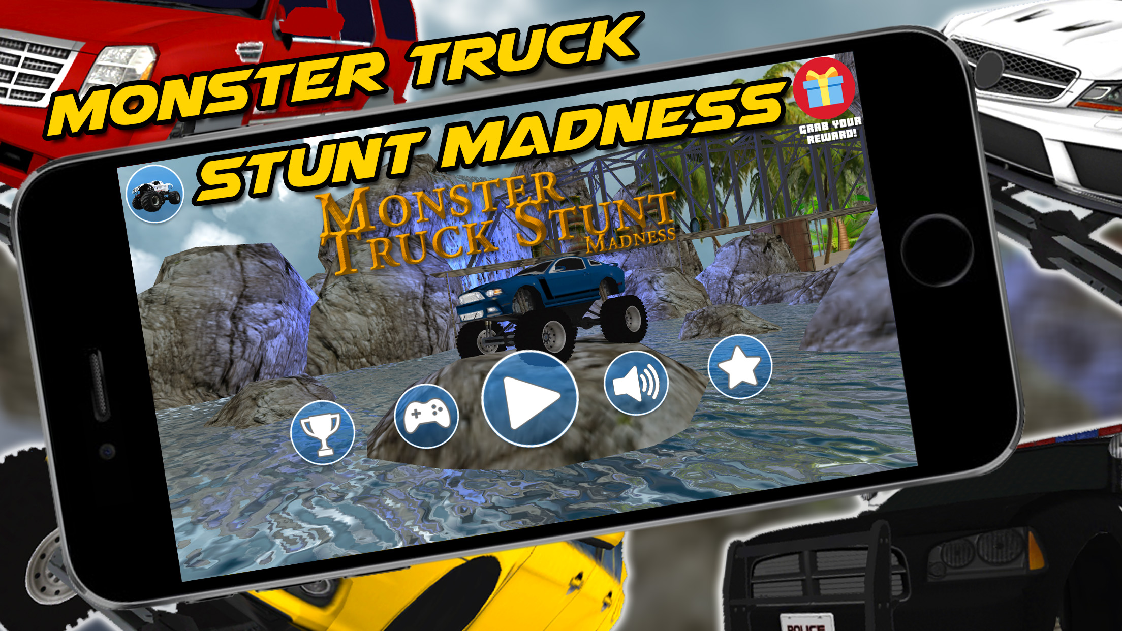 Monster Truck Stunt Madness 3D