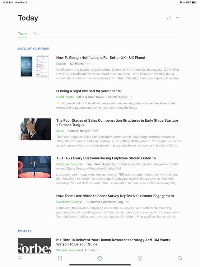 ?Feedly - Smart News Reader Screenshot