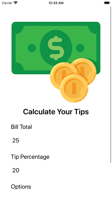 Screenshot #1 pour Tip Calc | NS