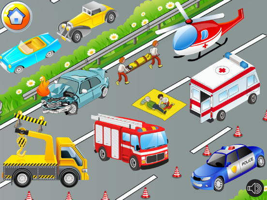 Screenshot #5 pour 宝宝汽车游戏-快乐abc小火车拼图游戏