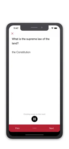 Game screenshot U.S. Civics Test with Audio hack