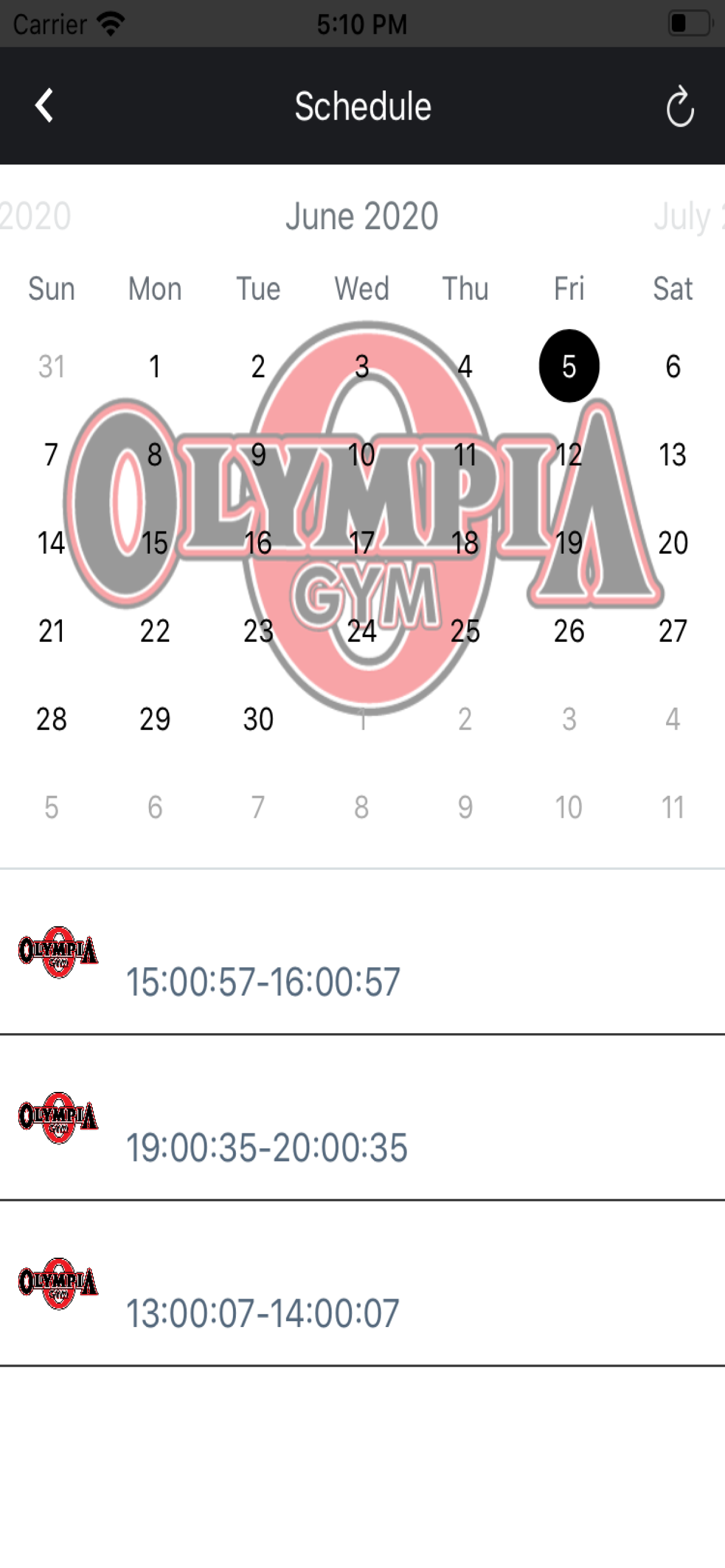 OLYMPIA GYM UAE screenshot 3