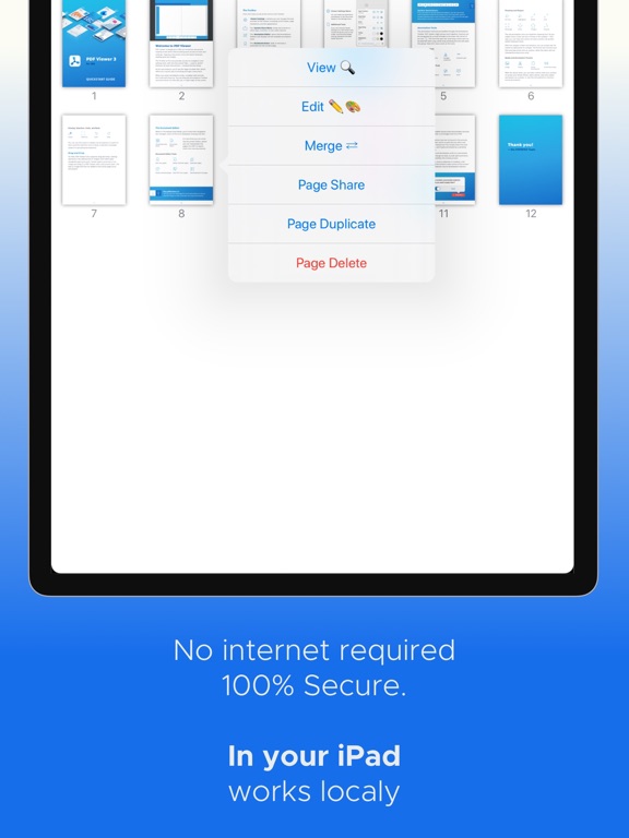 PDF Merge + Scan & Split Pages iPad screenshot 6 - Productivity app