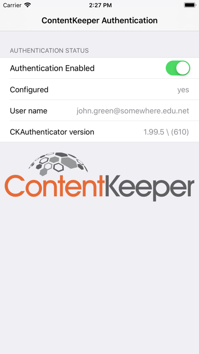 CK-Auth Screenshot