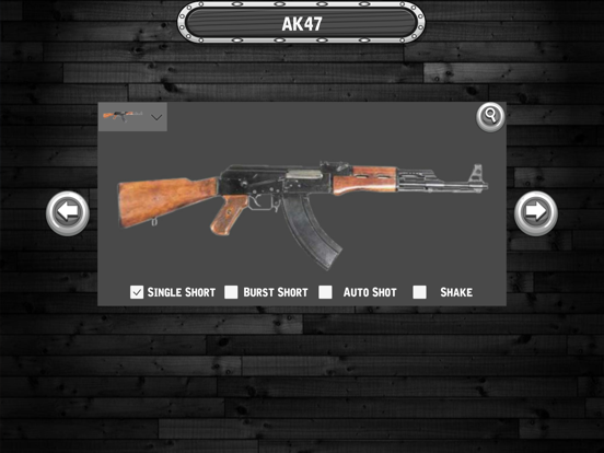 Gun Simulator Sounds Shot Pro iPad screenshot