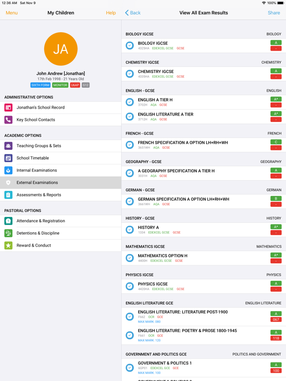 iParent App iPad screenshot 4 - Education app