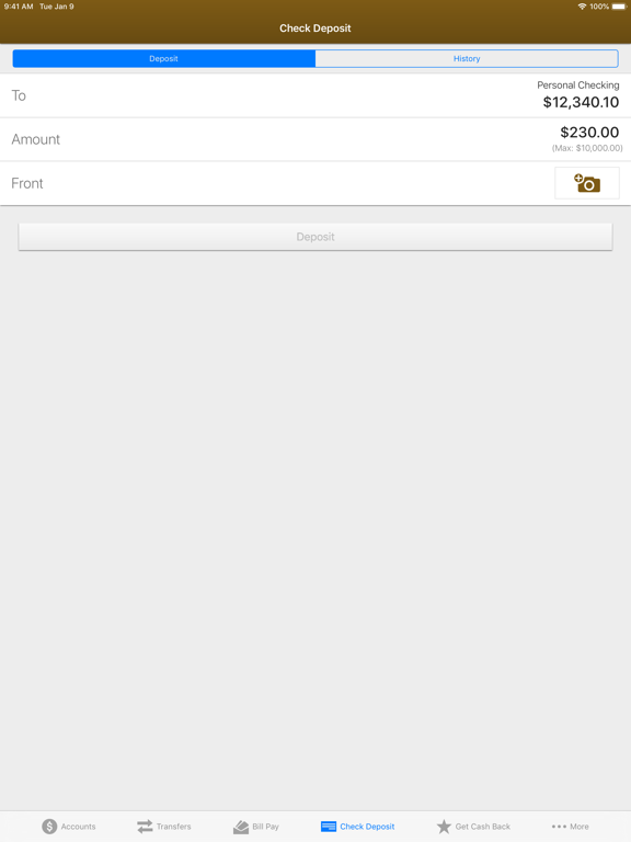 First Choice Credit Union iPad screenshot 7 - Finance app