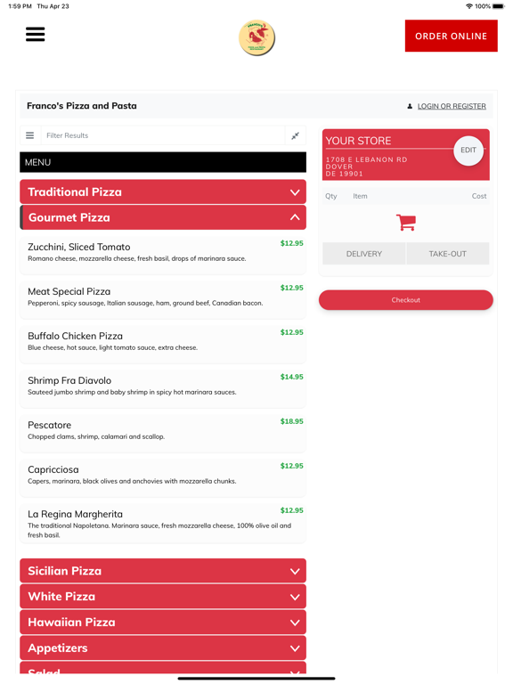 Screenshot #5 pour Franco's Pizza Dover