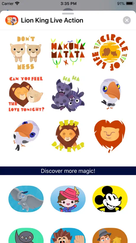 The Lion King Stickers