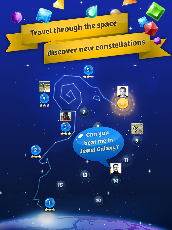 Jewel Galaxy Gem Match Puzzle